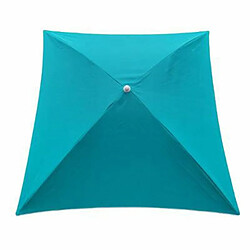 Avis Parasol de Plage Carré Helenie 239cm Turquoise