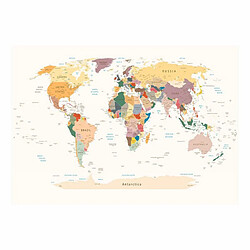 Paris Prix Papier Peint World Map 105 x 150 cm