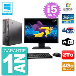 PC Fujitsu Esprimo E520 Ecran 27" i5-4570 RAM 4Go Disque 2To Graveur DVD Wifi W7 - Occasion