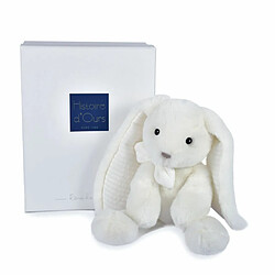 Lapin Preppy chic Blanc 40 cm - Histoire d'Ours