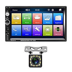 7 ""HD Dans Le Tableau De Bord Tactile 2 Din Voiture Stéréo Radio MP5 Player W / Caméra 7023B