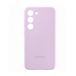 Coque en silicone pour Samsung Galaxy S23 5G Lilas