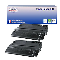 T3Azur 2 Toners compatibles avec HP LaserJet 4200, 4200DTN 2 Toners compatibles avec HP LaserJet 4200, 4200DTN remplace HP Q1338A Noir - 20 000p