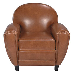 Avis Rendez Vous Deco Fauteuil Club camel