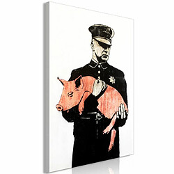 Paris Prix Tableau Imprimé Police Pig 80 x 120 cm 