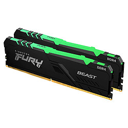 Kingston FURY Beast RGB 64 Go (2 x 32 Go) DDR4 3000 MHz CL16 