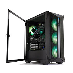 Coolbox Nostromo Ordinateur de Bureau Intel Core i9-11900F 64Go RAM DDR4 2To SSD NVMe + 4To HDD Win 11 Noir