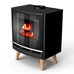 Interstoves POÊLE À BOIS OFELIA | BÛCHES 40CM - Noir