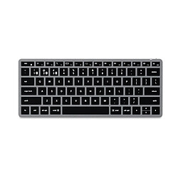 Satechi Clavier SLIM X1 Bluetooth USB-C QWERTY Rétroéclairé et Compact Gris