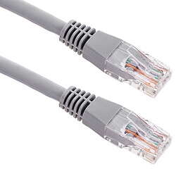 Bematik Câble réseau Ethernet RJ45 LSHF UTP catégorie 6 gris 2 m