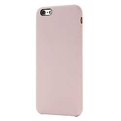 NC Coque en silicone liquide enroulé sur les bords rose pour votre Apple iPhone 6s/6