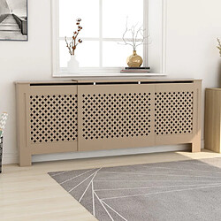 vidaXL Cache-radiateur MDF 205 cm 