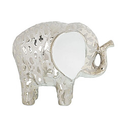 Figurine Décorative Alexandra House Living Blanc Doré Céramique Eléphant 17 x 8 x 13 cm 