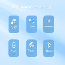 GUPBOO Casque Bluetooth avec microphone, puces 5.2 pas cher