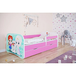 Acheter Lit Babydreams pays des merveilles rose avec un tiroir sans matelas 160/80