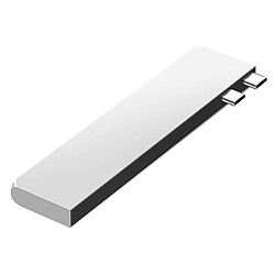 Hub Macbook Satechi Pro Hub Slim Argent, USB USB-C HDMI 4K Lecteur carte