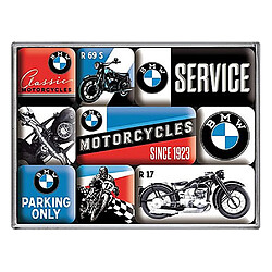 Boite de 9 mini-magnets BMW 