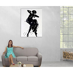 Acheter Mendler Tableau à l'huile, danseuse, peint à la main à 100%, toile de décoration murale XL ~ 120x90cm