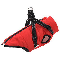 vidaXL Manteau pour chiens avec harnais imperméable réfléchissant L