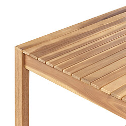 Acheter Beliani Table de jardin Bois Bois clair SASSARI II