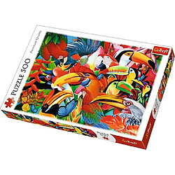 trefl Puzzle modèle Oiseaux colorés 500 pièces, 37328, Multicolore 