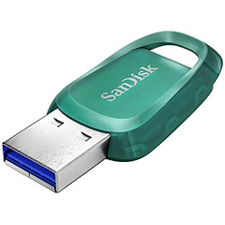 SanDisk Ultra Eco 128 Go clé USB 3.2 Jusqu’à 100 Mo/s. Une clé USB fabriquée avec Plus de 70 % de Plastique recyclé 