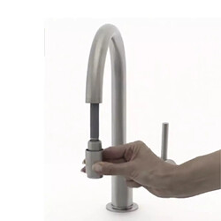 Avis Grohe - Mitigeur évier avec bec mousse acier SuperSteel Minta - 32918DC0