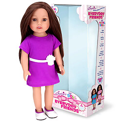 Sophia's by Teamson Kids 18 "Baby Doll" Miley "avec des cheveux et des accessoires brunettes