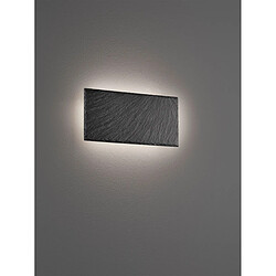 Lumière Applique murale rectangulaire moderne noire 3000K