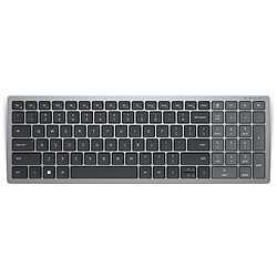 DELL KB740 clavier RF sans fil + Bluetooth QWERTY Anglais britannique Gris, Noir 