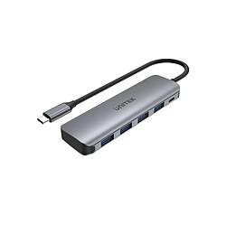 Hub USB Unitek P5+ Gris