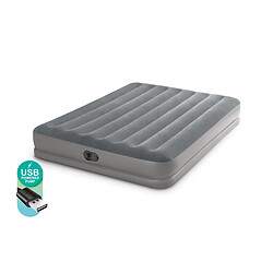 Matelas gonflable prestige mid rise flex pump 2 personnes - 64114 - INTEX 