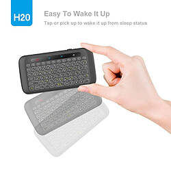 Wewoo H20 2,4 GHz Mini Smart Touch Multi-Touch Clavier Sans Fil pas cher