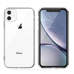 QDOS Coque pour iPhone 11 / XR Hybrid en TPU Traitement Anti-rayures Transparent 