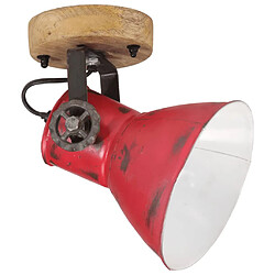 vidaXL Lampe murale 25 W rouge délavé 11,5x11,5x25 cm E27