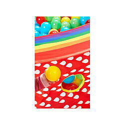 Avis Worlds Apart Piscine à boules 2 en 1 Rainbow 100x76x30 cm Multicolore