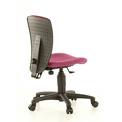 Acheter Topstar Siège de bureau enfant / Siège pivotant HIGH S'COOL 3D, tissu maille rose