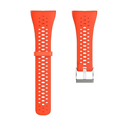 Wewoo Bracelet pour montre connectée Dragonne Sport en silicone POLAR M400 / M430 Orange