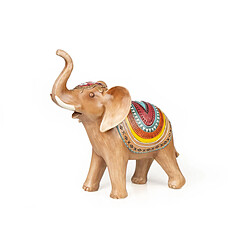 Figurine Décorative Romimex Résine Eléphant 