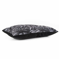 Acheter Present Time Coussin imprimé effet velours - 40x60cm - Noir et blanc