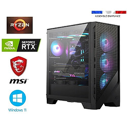 PC Gamer AMD Ryen 7 5700X + Watercooling - RTX 4070 12GO SUPER MSI Ventus 2X - 32GO Ram - SSD 1To + HDD 2To - MSI Mag Forge 320R - Windows 11