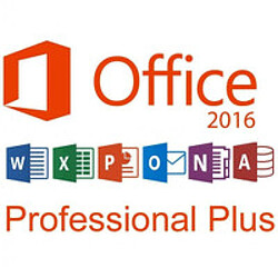 Microsoft Office 2016 Professional Plus- Retail - NO DVD