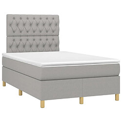 Avis Sommier à lattes,Cadre à lattes de lit pour Adulte matelas et LED Gris clair 120x200 cm -MN11652