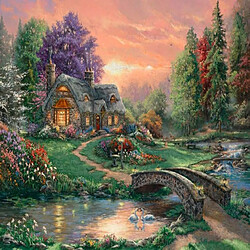 Schmidt Spiele- Thomas Kinkade Sweetheart Retreat Puzzle 1000 pièces, 59937, coloré