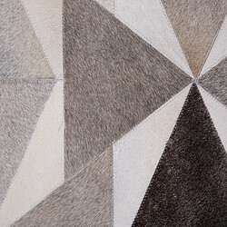 Beliani Tapis gris aux motifs contemporains 160 x 230 cm ALAKA pas cher