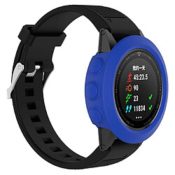 Wewoo Boîtier de montre Étui de protection en silicone Smart Watchhôte non inclus pour Garmin Fenix 5 bleu foncé 