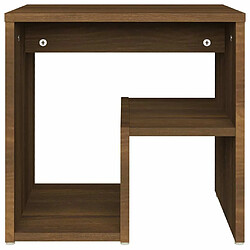 Acheter Maison Chic Lot de 2 Tables de chevet - Tables de Nuit Chêne marron 40x30x40 cm Bois ingénierie