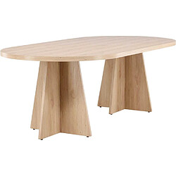 Acheter Venture Home Table de repas ovale Bootcut naturel.