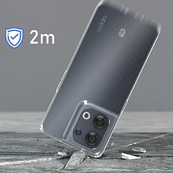 Acheter Coque Oppo Reno 8 5G Anti-chutes Recyclable Feel Force Case Transparent