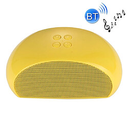 Yonis Haut-Parleur Bluetooth Portable Mains-Libres FM & AUX Enceinte Bluetooth Portable Son Stéréo MIC Intégré Appels Mains-Libres FM AUX TF Jaune YONIS